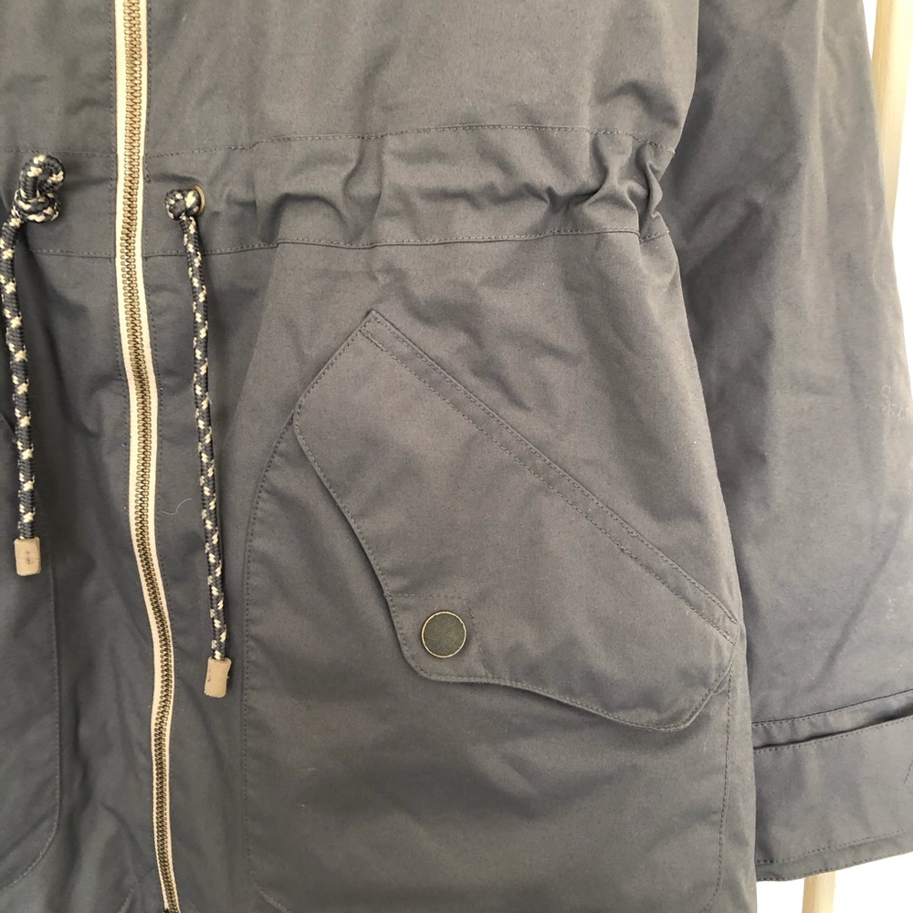 Burton Women's Hooded Snowboard/ Ski Jacket Dark Grey - Picture 7 of 9